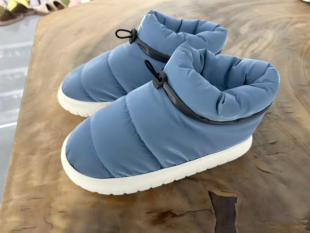 Uletäidisega veekindlad libisemiskindlad puuvillased sussid